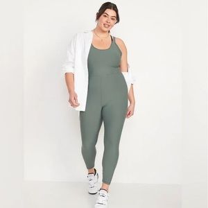 Terrestrial Green PowerSoft Performance Bodysuit- Regular